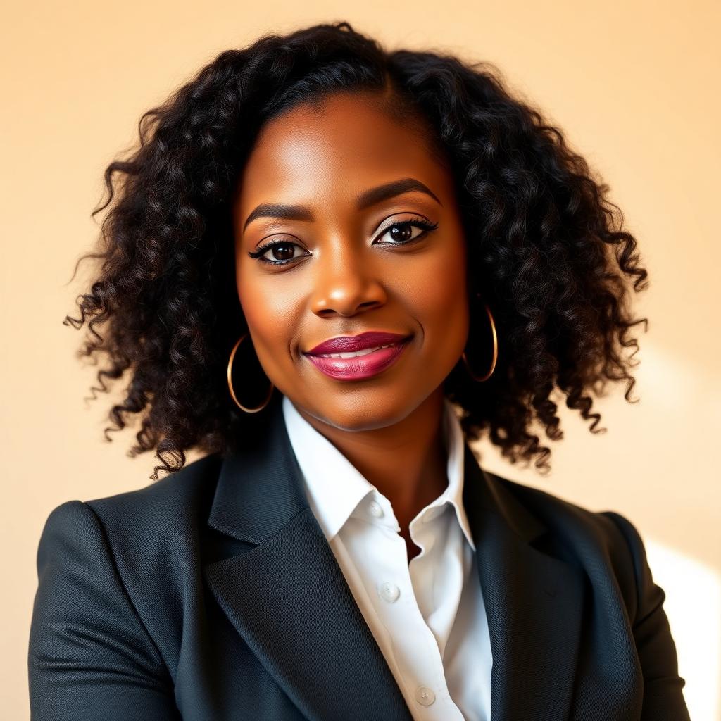 Portrait of a woman veteran business owner